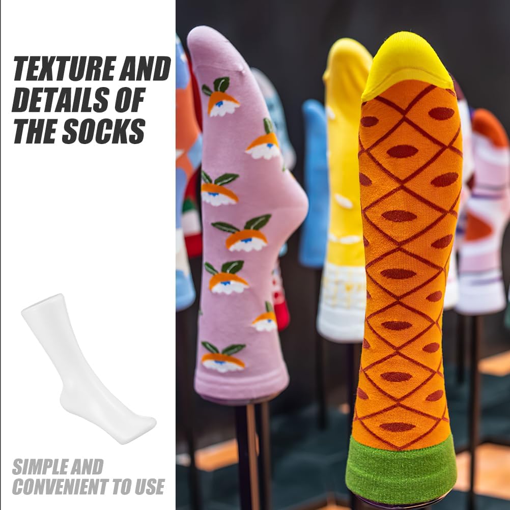 Gatuida Fake Feet Model: Foot Mannequin Leg Foot Sock Display Mold Foot Model Stand Jewelry Mannequin Display for Home Shop Feet Mannequin