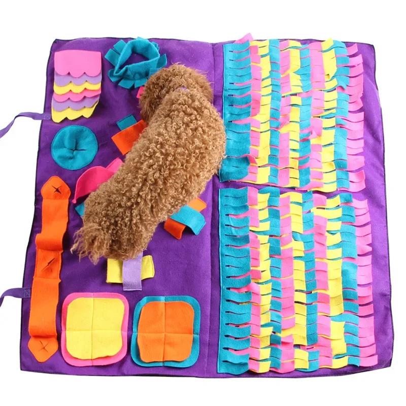Dog Sniffing Training Blanket Pads, Dog Mat, Pet Nose Pad, Nosework Puzzle Toy, Relieve Stress