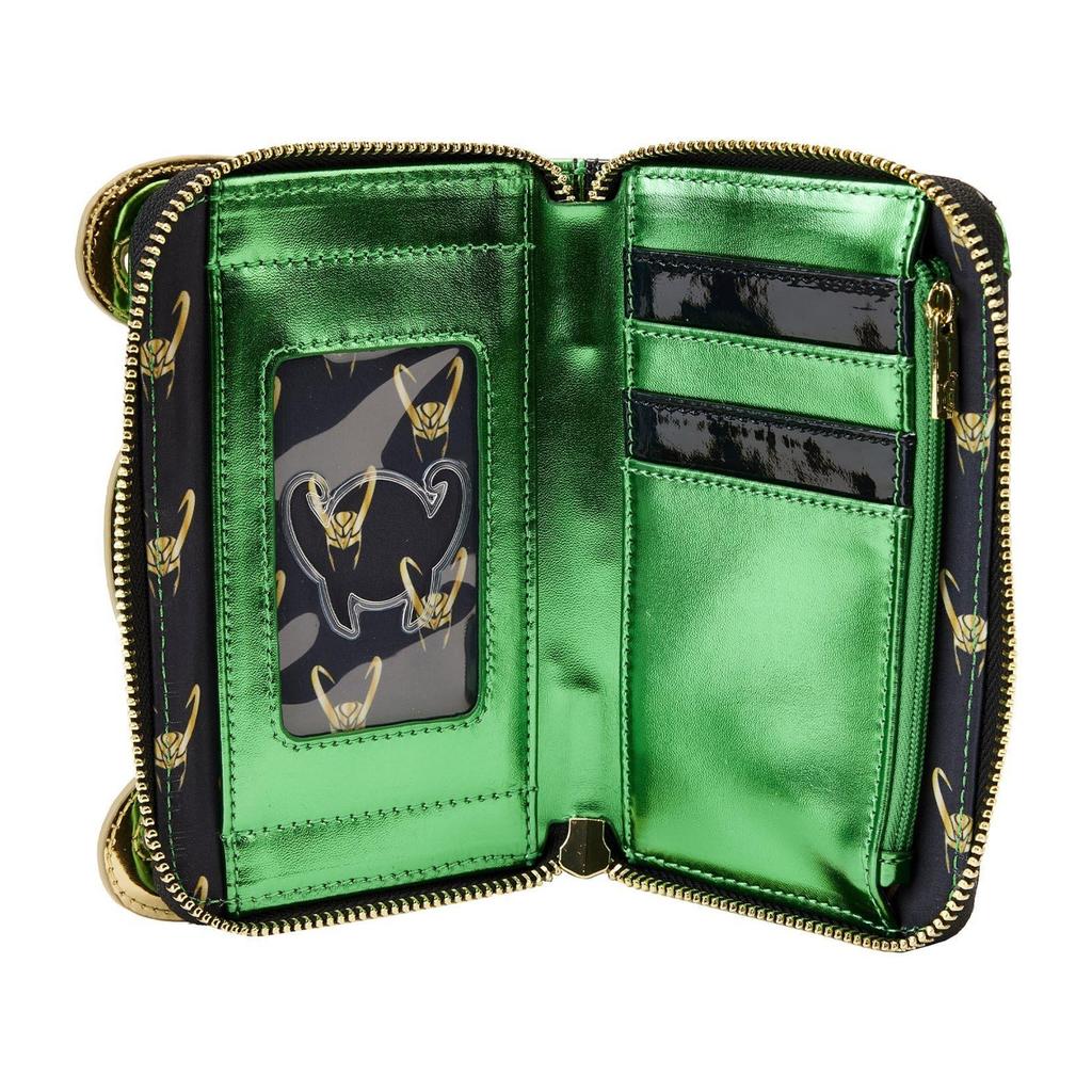 Loki Shine Zipped Wallet