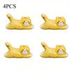 Ceramic Cat Chopstick and Utensil Holder Spoon Fork Rest Stand Japanese Style Tableware Storage Rack for Kitchen Organization