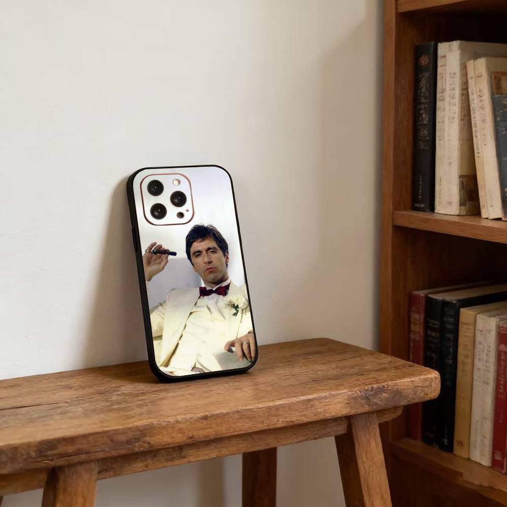 Classic S-Scarface Film Tony Phone Case For iPhone17,16,15,14,13,12,11 Plus,Pro Magnetic For Magsafe Wireless Charging