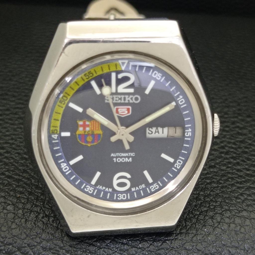 JAPONSKÉ VINTAGE SEIKO 5 AUTOMATICKÉ 6309A PÁNSKÉ HODINKY S MODRÝM CIFERNÍKEM a500834-5 R154-a500834
