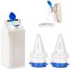 4pcs Reusable Milk Bottles Pourer with Lid Juice Drink Pour Spout Drinks Box Diverter  Kitchen