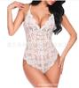 Sex Suit Sexy Women's Pajamas Deep V Perspective Lace Suspender Onesie Multi-color Bedroom Underwear Waist Suit