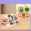 Baby Montessori Wooden Busy Board With Educational Blocks For Toddler Handeye Coordination