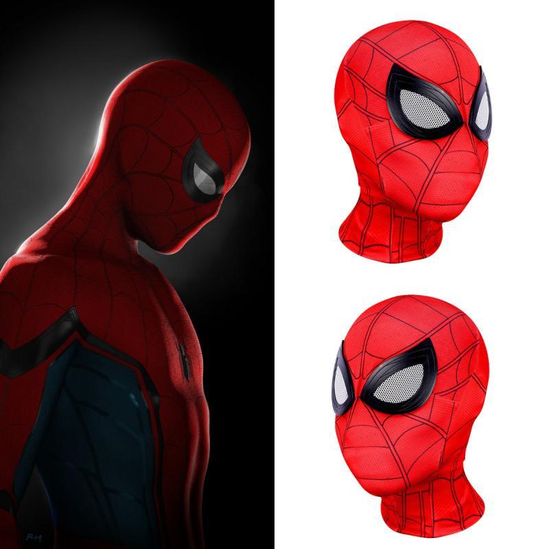 Marvel Spider-man Kopfmaske Erwachsener Cosplay Kostümzubehör Leicht Bequem