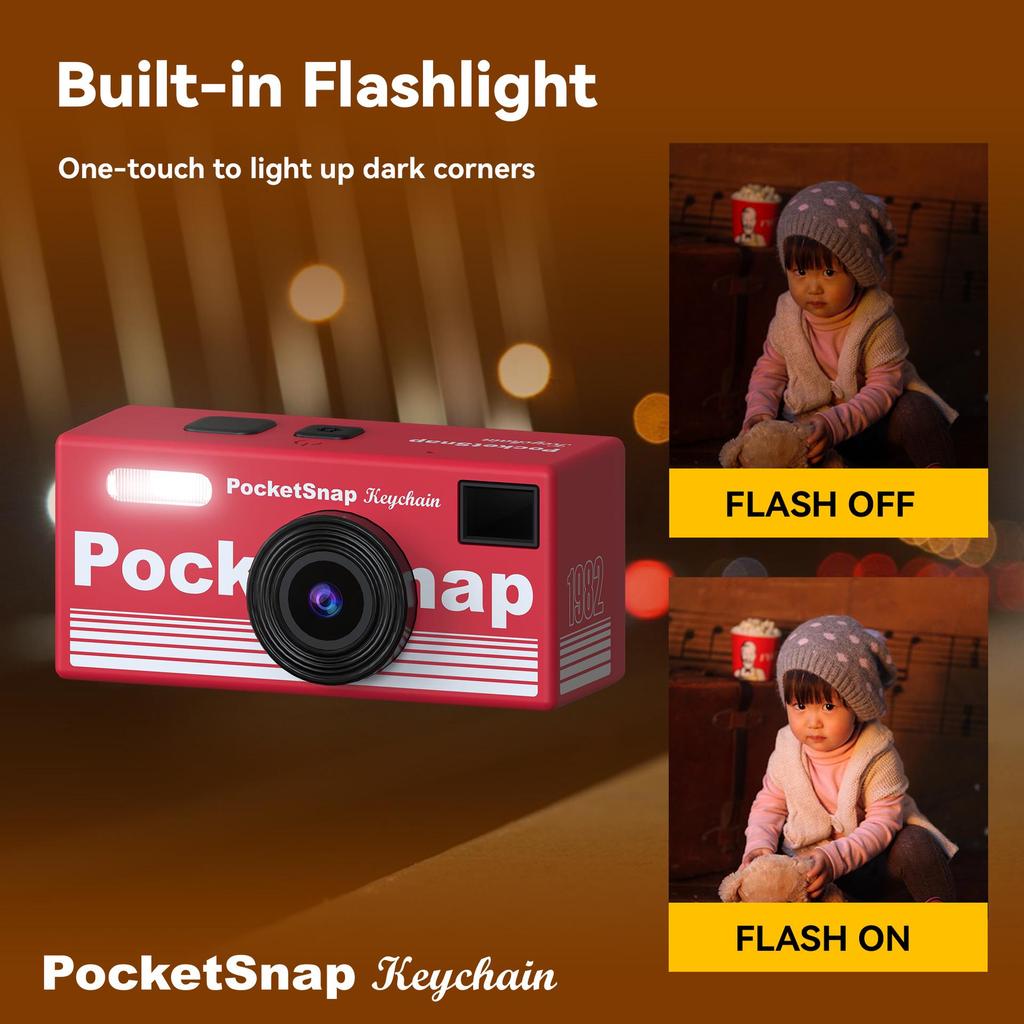 Retro Mini HD Mirrorless Travel Camera for Students
