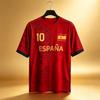 2026 Unisex Spain ESPANA Number 10 Soccer Top Quick Dry Athletic Match Sports Jersey For Men Women