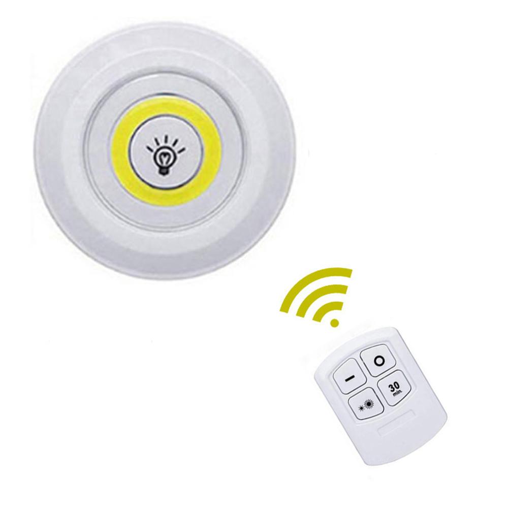 

Беспроводной кухонный светильник с дистанционным управлением, регулируемая яркость, ночник, питание от батареек, светодиодные светильники под шкафом для спальни