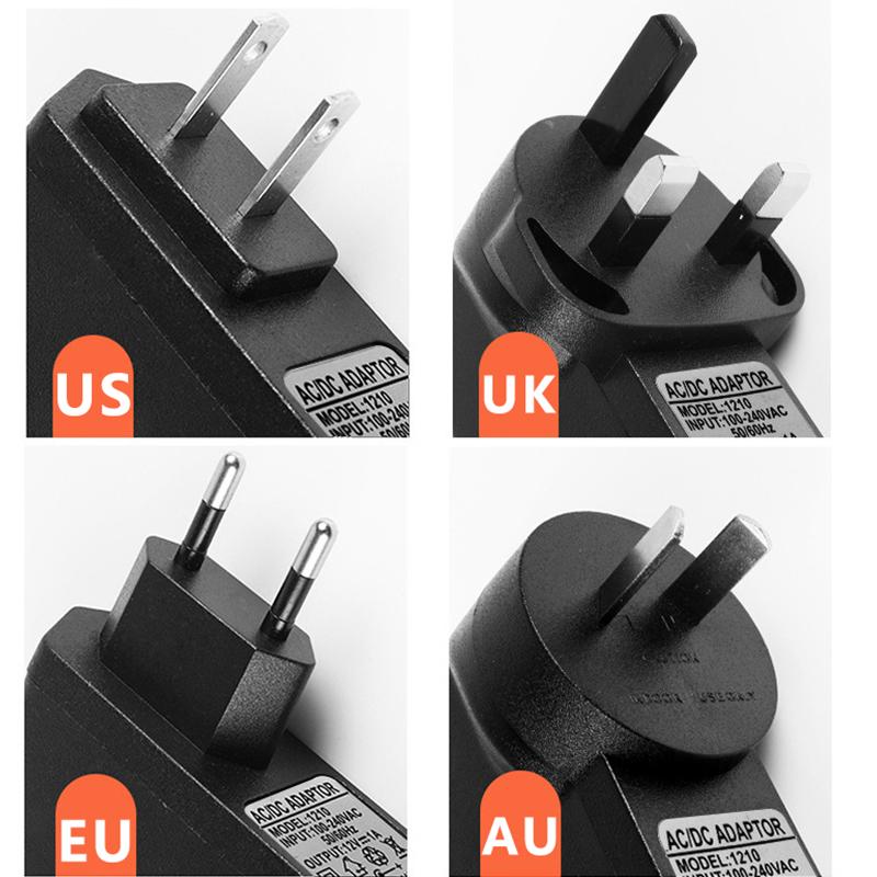 Led Driver For Controller 12V DC Power Supply With Polite Lamp 12V 1A Led EU US Plug Transformar 220 To 12v