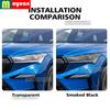 For Skoda Enyaq iV -2024 Car Headlight Protective Car Film Headlamp Transparent Black TPU Exterior Sticker Car Accessories