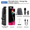 Mini C01/C01s Selfie Stick with Bluetooth Remote Portable Tripod for Cellphone Extendable Stand for iPhone Xiaomi Phone Holder 7