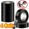 Electrical Tape Black High-Temperature Resistant Electrical Insulating Tape Strong Adhesive Wire Harness Tape Soft Insulating