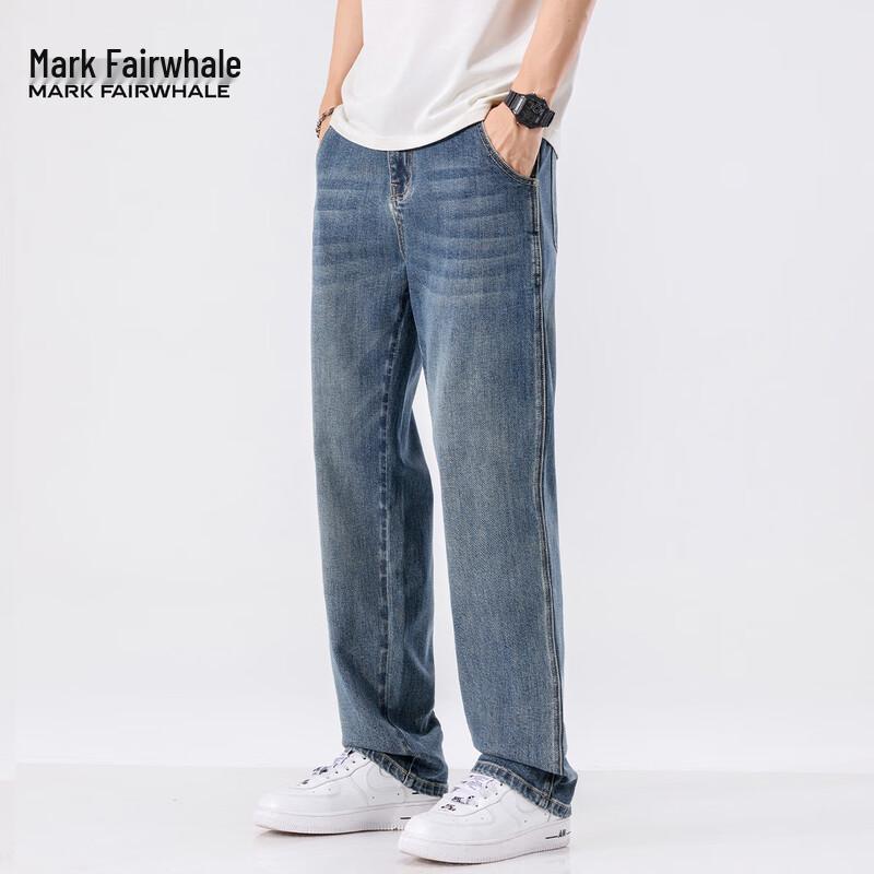 Mark Fairwhale Men's Loose Fit Straight-Leg Jeans