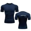 2023 Men's Quick-Dry Sport T-Shirt: Breathable, Sweat-Wicking, Elastic, Tight-Fit for Running & Gym