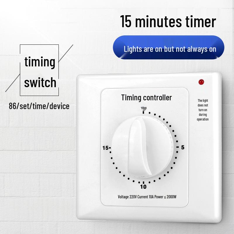 60-Minute 220V Timer Switch: Automatic Power Off for Water Pumps