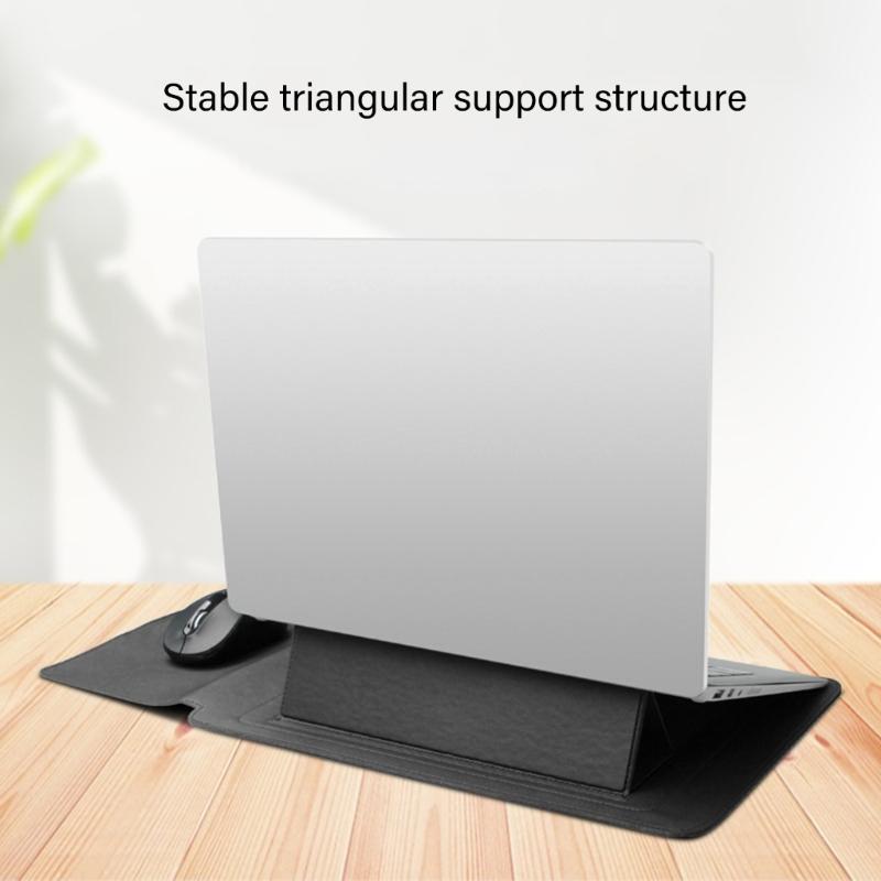 Multifunctional 13.5inch/15.4inch Laptop Holder Delivering Ergonomic Support Secure Use Easy Device Retrieval Stand Liner