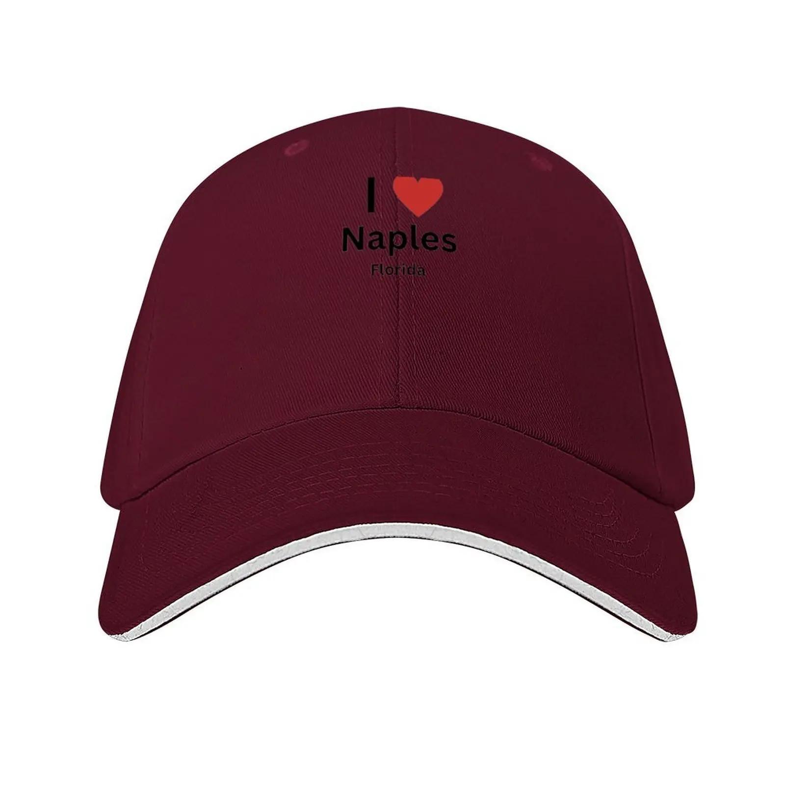 Naples Florida I love Naples Florida Baseball Cap Brand Unisex cap Golf Cap sailor for Unisex fashionable Unisexs Tennis Womens
