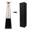 Torch Patio Heater Cover, 221x53x61cm Large Weather Proof Standing Heater Dust Proof Cover Protector with   for Outdoor