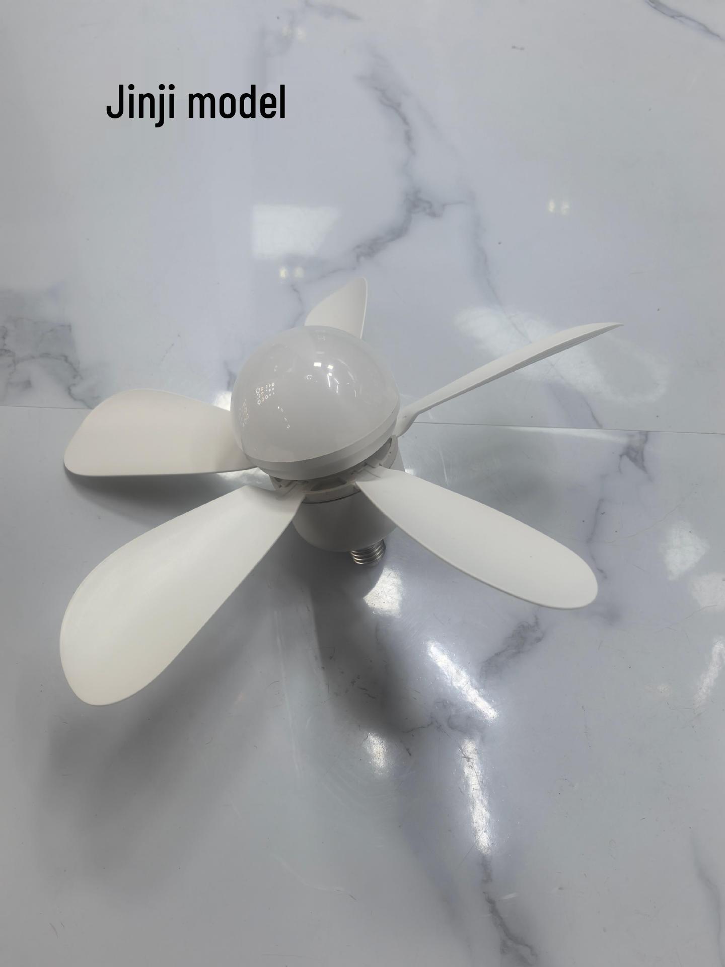 

Тихий потолочный вентилятор с пятью лопастями и цоколем E27 для гостиной, спальни или ресторана Crystal Shade