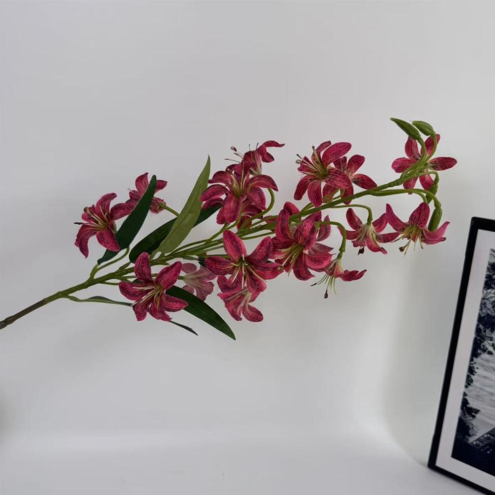 Realistic Artificial Flower Branch Green Plants Simulation Silk Flower Wedding Decor