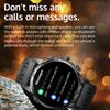 CF53 Smart Watch Bluetooth-compatible Call Smartwatch Fitness Tracker with LED Flashlight, Silicone Strap