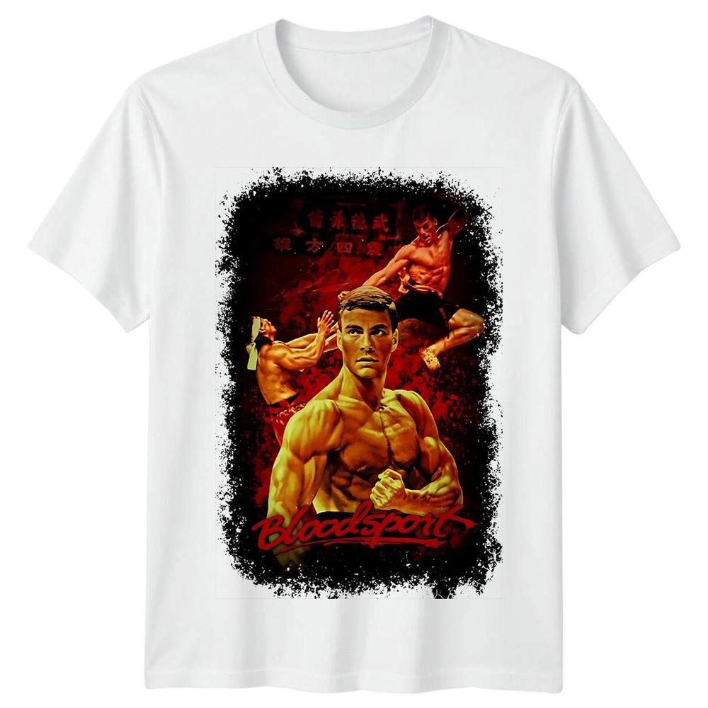 Bloodsport 1988 Movie Poster Inspired Tshirt Retro 80s Tee Unisex Fans Gift