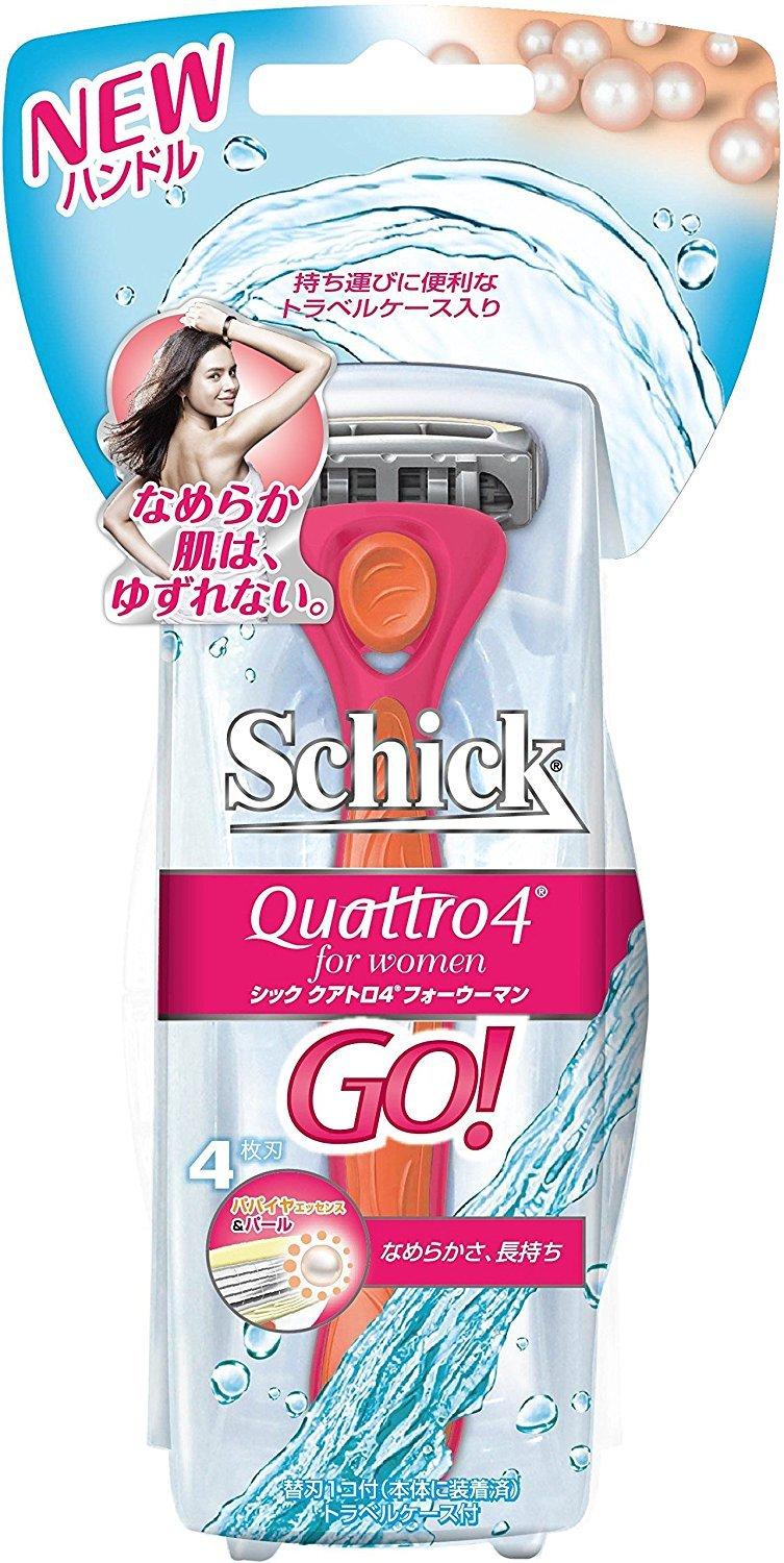 

Schick Quattro 4 Four Woman Holder 1 запасной GO! (с лезвием)