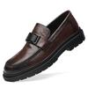 Fashion Luxury Mens Loafers Fashion Platform Outdoor Work Dress Shoes Italian Designer Slip On Casual Shoes Driving Boat Shoe Mocassins