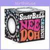 Needoh Pallina Anti-Stress Snow Ball Crunch Con Design Neve Artigianale Per Rilassamento E Decorazione