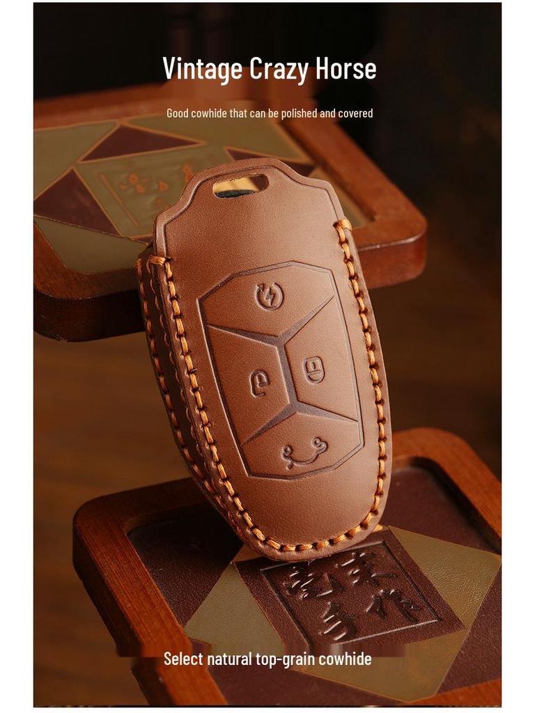Lynk&Co 03/08 Leather Key Case for Hatchback and New Energy Models