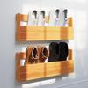 Vidaxl Wall-Mounted Shoe Shelves, 2 Pcs., Waxed Brown, 59X8.5X23.5 Cm