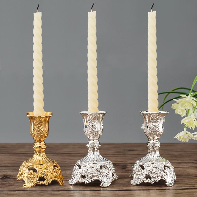 Iron Art Alloy Decorative Carving Pattern European Classical Style Handicrafts Desktop Ornaments Home Decoration