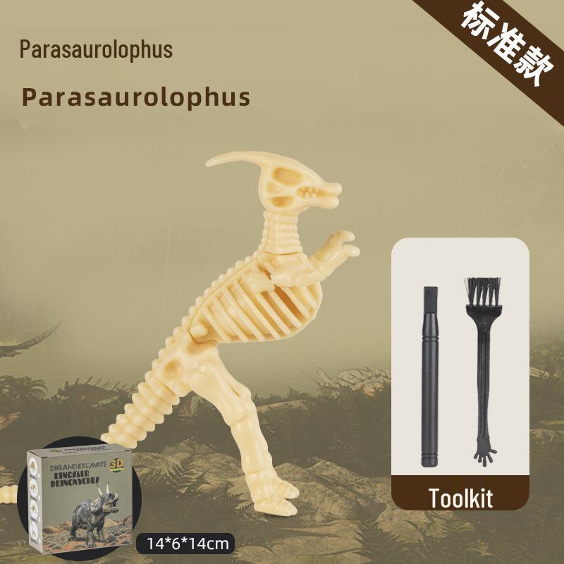 Dinosaur Fossil DIY Excavation Toy - Educational Handmade Archaeology Kit for Kids
