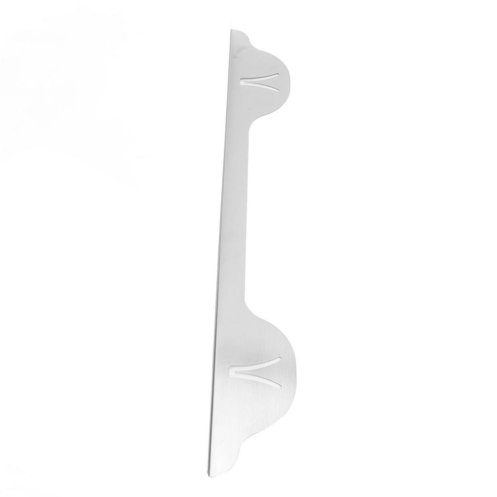 2PCS Stainless Steel Stove Counter Gaps Cover Heat Resistant Stove Gaps Guards Range Trim Kit for Kitchen Silver
