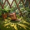 Solar Metal Hollow Hanging Light Balcony Garden Outdoor Decor Lamp