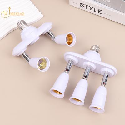 2/3 In 1 E26 E27 To E26 E27 Screw LED Lamp Bulb Base Splitter 1 To 2/3 E27 Light Socket Holder Adapter Extender