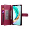 DF-011 For Honor 400 5G (Global) Case Zipper Pocket Wallet Leather Phone Cover with Straps