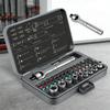 40-in-1 Multifunktions-Ratschenschraubendreher-Set mit magnetischen Bits – Mini-Reparaturwerkzeugsatz für PC, iPhone, Heimgebrauch