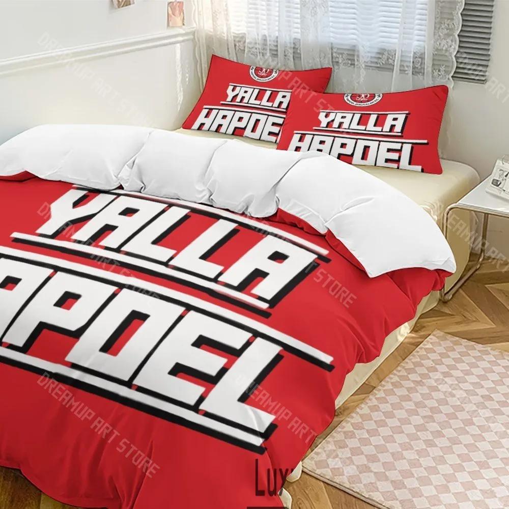 3D Print Hapoel Jerusalem Basketball Bedding Set Twin Queen King Full Size Duvet Cover Pillowcase Bed Boys Girls Adult Home