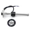 0-190Ohm Oil Tank Level Indicator Meter Sensor Water Fuel Level Sensor Stainless Steel Fuel Sending Unit 150-600mm