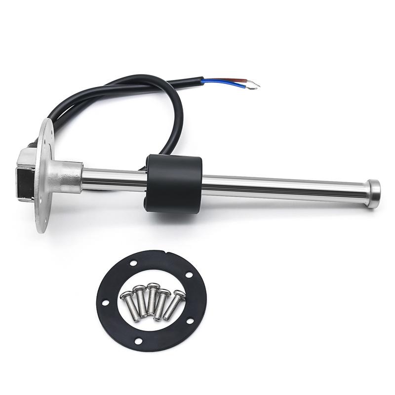 0-190Ohm Oil Tank Level Indicator Meter Sensor Water Fuel Level Sensor Stainless Steel Fuel Sending Unit 150-600mm