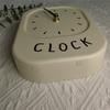 Nordische Wanduhr Schreibtisch Cremeweiß Eisen Uhr Wanddekoration für Nachttisch Wohnzimmer Home Docor Schreibtisch Koreanischer Stil Docor