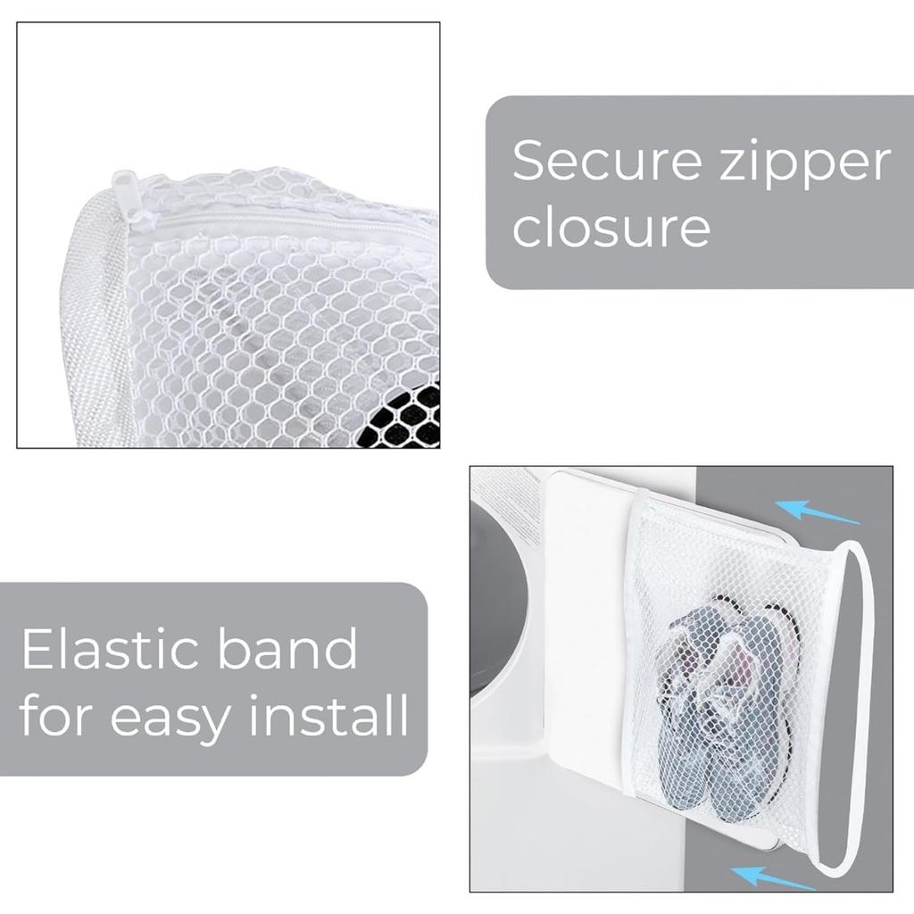 Sušičky na boty na tenisky, taška do sušičky na boty a oblečení, nastavitelný elastický popruh pro většinu sušiček, dvířka v prádelně