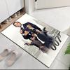 Custom Name 007 James Bond Printed Carpet Rug For Office Chair Living Room Bedroom Kitchen Room Decor Gifts