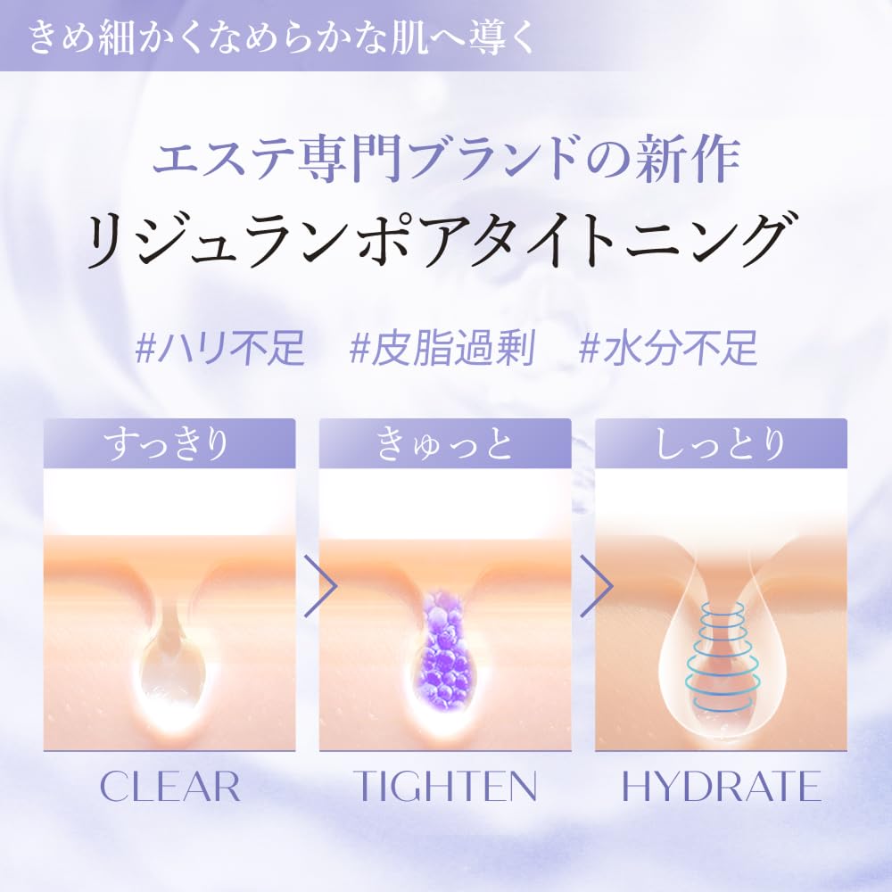 REJURAN Dermahealer Pore Tightening Toner 60 Skin Sebum Cleansing Rejuran [Official] Pads, sheets, c-PDRN, Tightening, Rhythm, Control, Toner,