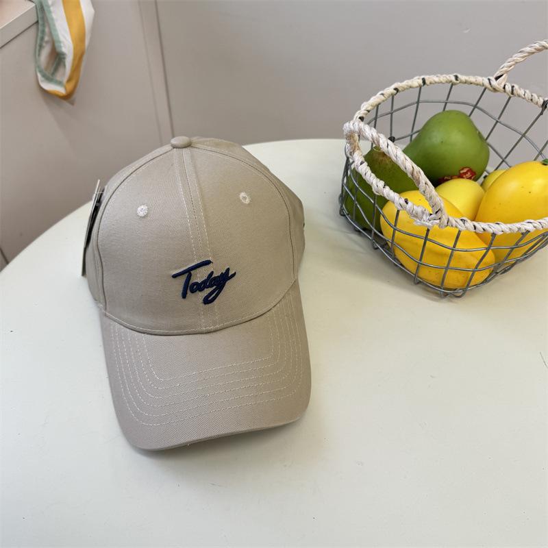 Spring And Summer Hats Alphabet Baseball Caps Men'S And Women'S Casual Versatile And Thin Peaked Caps Sunscreen