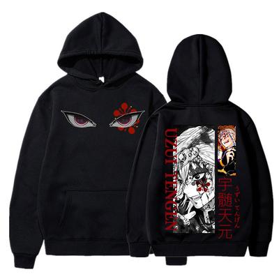 Demon Slayer Anime Eyes Cosplay Hoodies Casual Unisex Women Uzui Tengen Long Sleeve Fashion Oversized Sweatshirts Streetwear