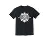 T-shirt Nera Grafica Gang Starr