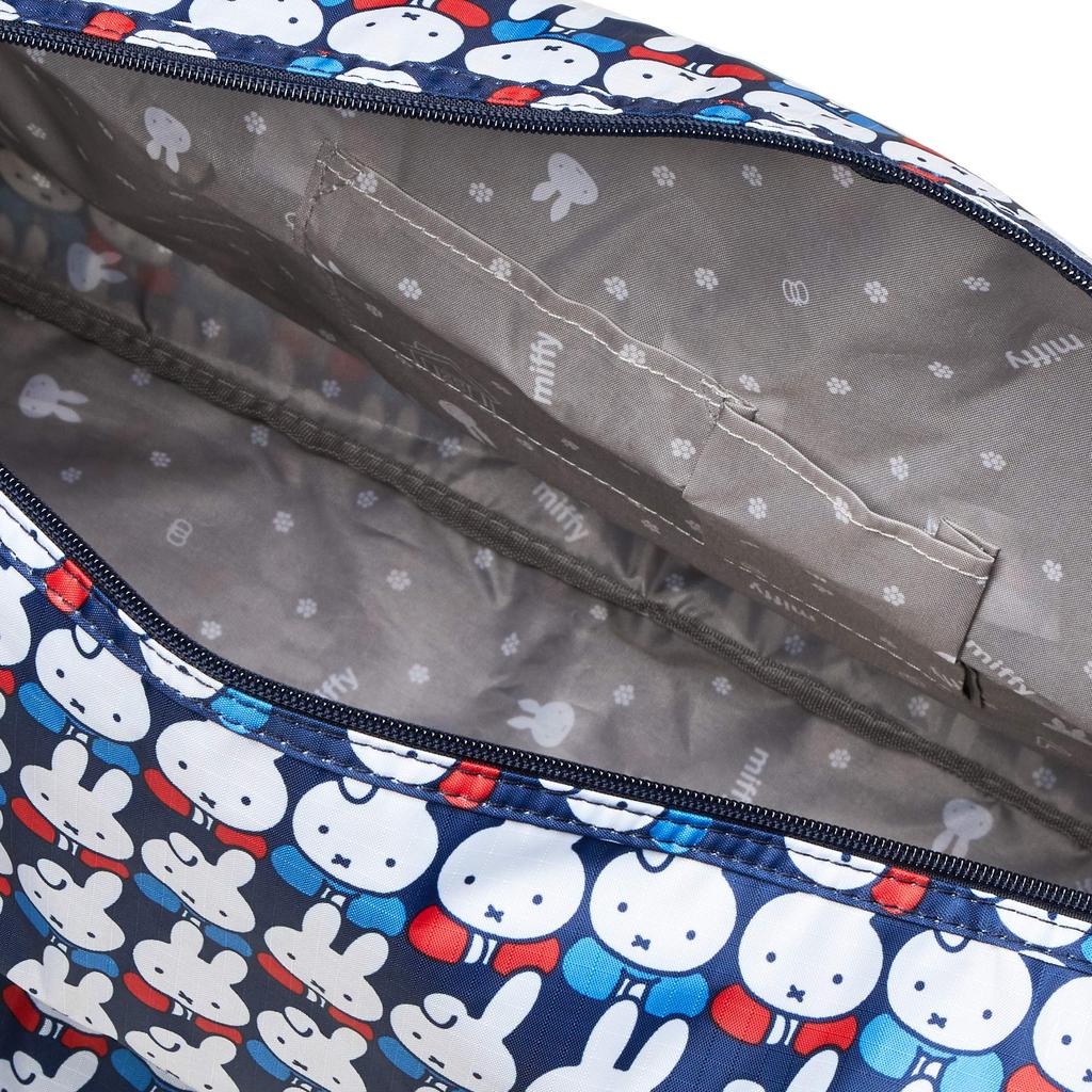 Folding Boston Bag M Size Medium Carry On Rich Patterns Miffy Darn [Hapitas] (Large) Women's [Miffy] &